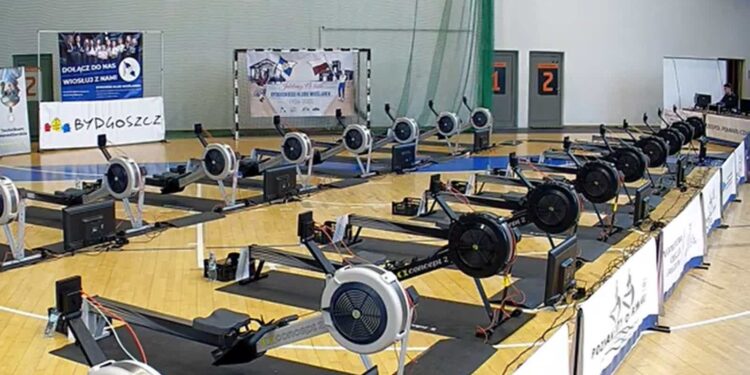 Przetrzebiona ekipa wioślarska AZS AWF bez medalu na ergometrach