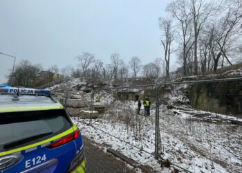 Zarwała się skarpa przy ul. Walczaka w Gorzowie