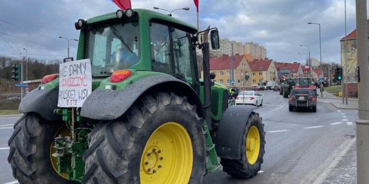 Rolnicy ruszyli na Gorzów