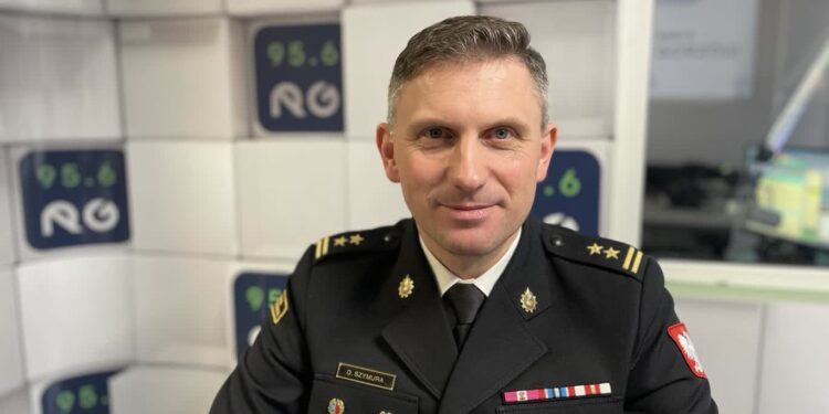bryg. Dariusz Szymura, komendant gorzowskiej straży pożarnej