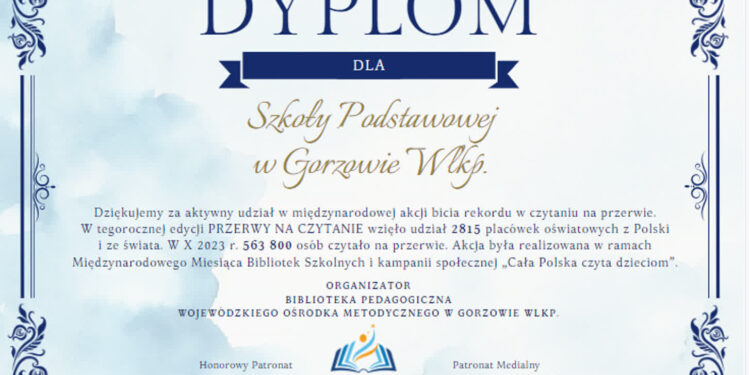 Przerwa na czytanie po raz ósmy