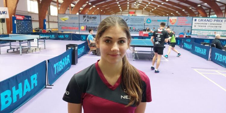 Wanessa Kulczycka na podium III Grand Prix Polski w Drzonkowie