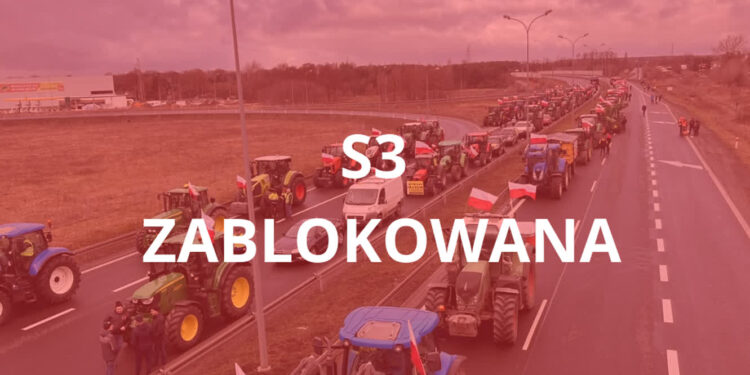 Zablokowana S3 między węzłami Myślibórz i Gorzów Północ