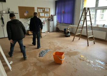 SP nr 13 zalana – lekcje odwołane