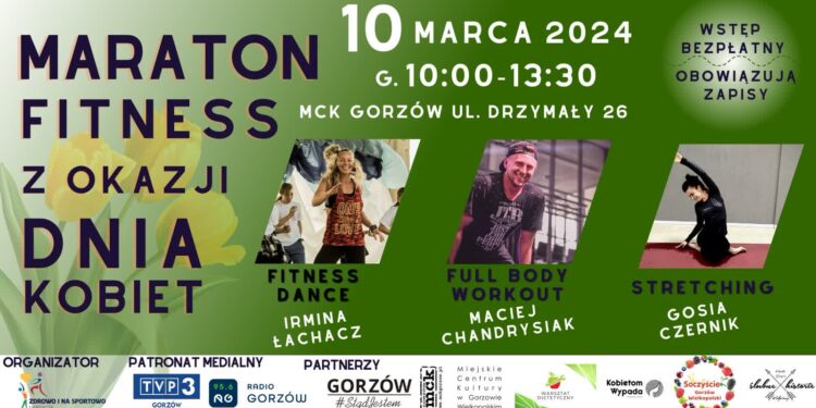 Maraton Fitness z okazji Dnia Kobiet już w niedzielę
