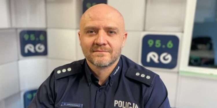 Grzegorz Jaroszewicz, rzecznik gorzowskiej policji