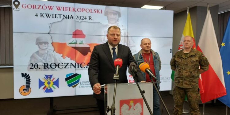 20. rocznica bitwy w Karbali. Uroczystości przed Areną Gorzów