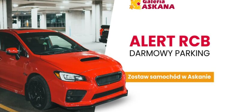 Parking Galerii Askana za darmo na czas burzy