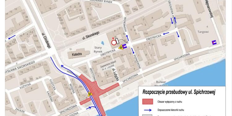 Zmiana organizacji ruchu w centrum od dzisiaj