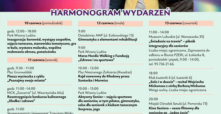 10 czerwca rusza Gorzowski Tydzień Seniora