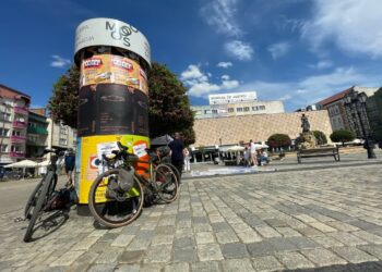 Rowerowy „pit-stop” na Starym Rynku w Gorzowie