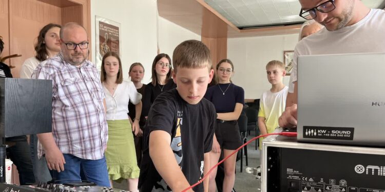 Warsztaty z realizacji dźwięku ze stypendystą prezydenta Gorzowa