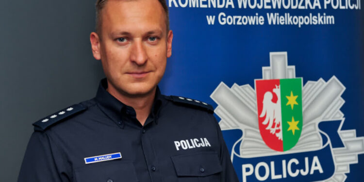 podinsp. Marcin Maludy rzecznik Lubuskiej Policji