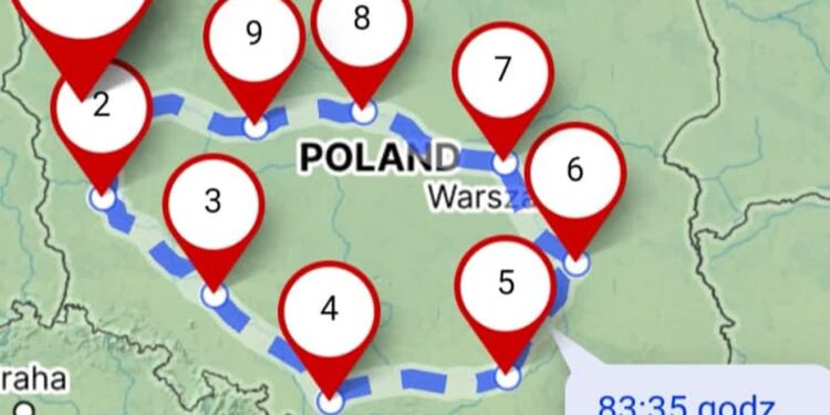 Wokół Polski dla Oliwii i Gracjana