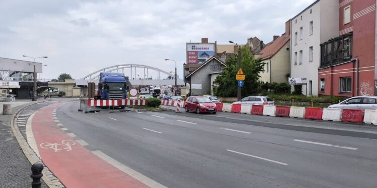 Prace na Spichrzowej częściowo wstrzymane