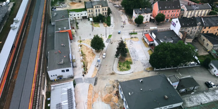 Gorzów z drona – ul. Jancarza i ul. Składowa