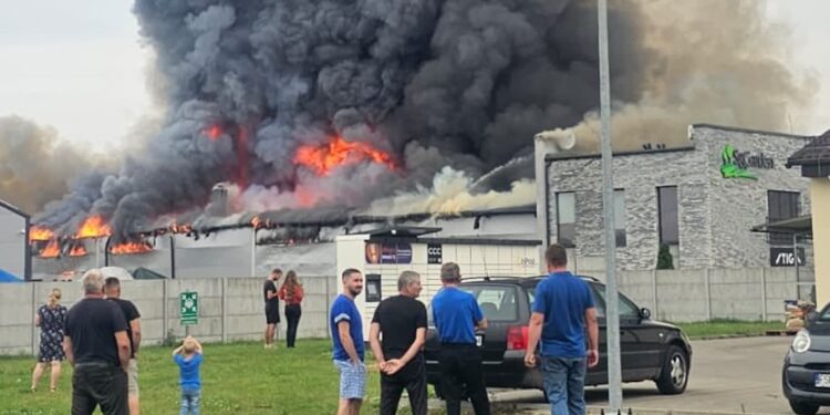 Pożar w Trzebiczu ugaszony