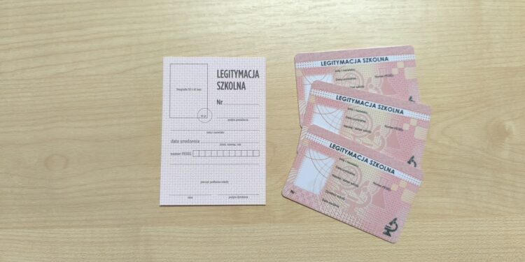Nowe legitymacje szkolne