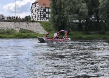 Strażackie ćwiczenia na Warcie