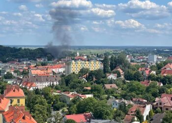 Co paliło się w centrum Gorzowa?