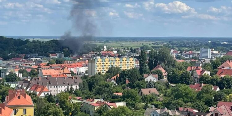 Co paliło się w centrum Gorzowa?