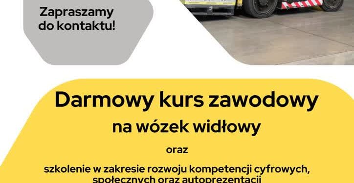 Darmowy kurs na wózek widłowy i przygotowanie do rozmowy o pracę