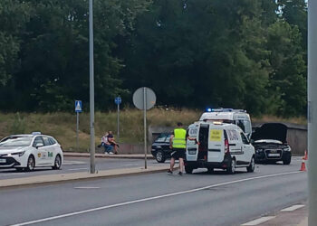 Wypadek na ul.Podmiejskiej