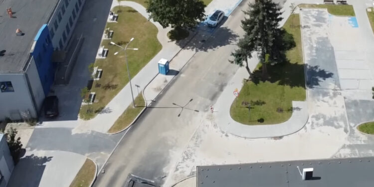 Gorzów z drona – ul. Spichrzowa i ul. Jancarza