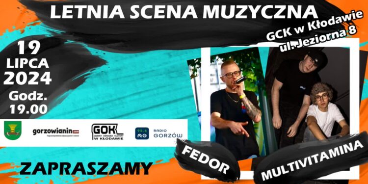 Fedor i Multivitamina na scenie w Kłodawie
