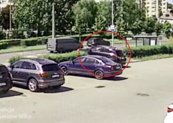 Po publikacji nagrania w sieci sprawca kolizji zgłosił się na policję