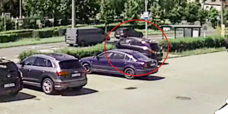 Po publikacji nagrania w sieci sprawca kolizji zgłosił się na policję