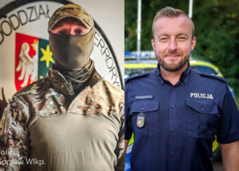 Dwóch policjantów na zakupach. Złodziej miał pecha