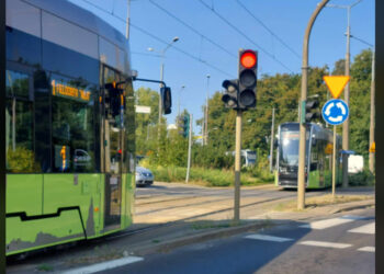 Zderzenie auta z tramwajem