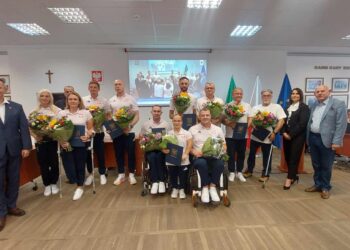 Przywitanie paralimpijczyków na medal