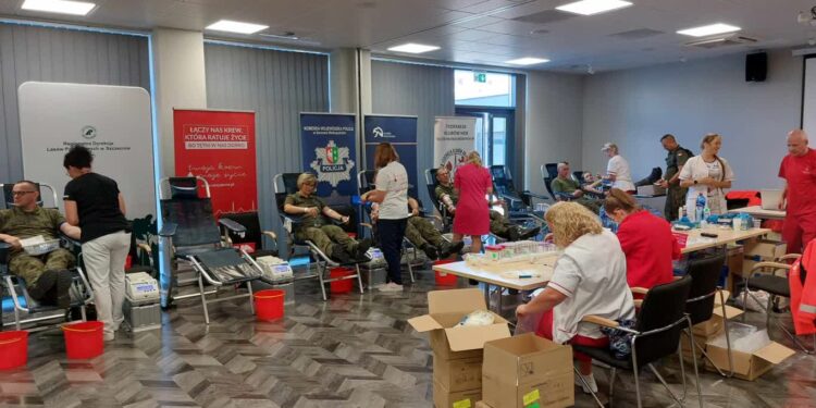 „Zjednoczeni krwią” w Komendzie Wojewódzkiej Policji w Gorzowie