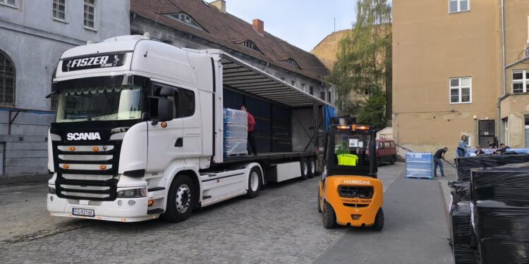 Ponad 100 palet darów zebrano w 7 dni w Gorzowie