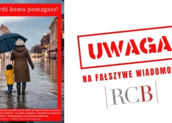 Fałszywe powodziowe „alerty RCB”, nie klikaj w linki
