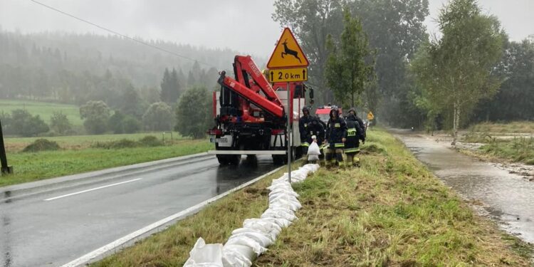 Lubuscy strażacy także walczą z powodziami na południu Polski
