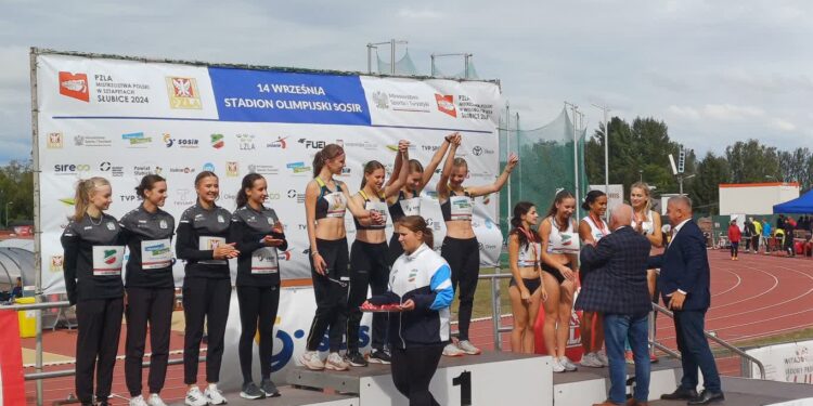 Siedem lubuskich sztafet z medalami mistrzostw Polski