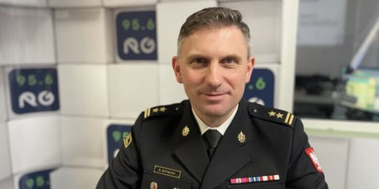 bryg. Dariusz Szymura, komendant gorzowskiej straży pożarnej