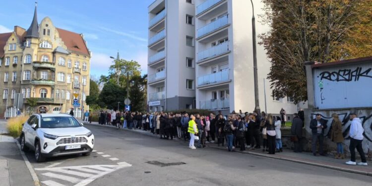 Ewakuacja w magistracie