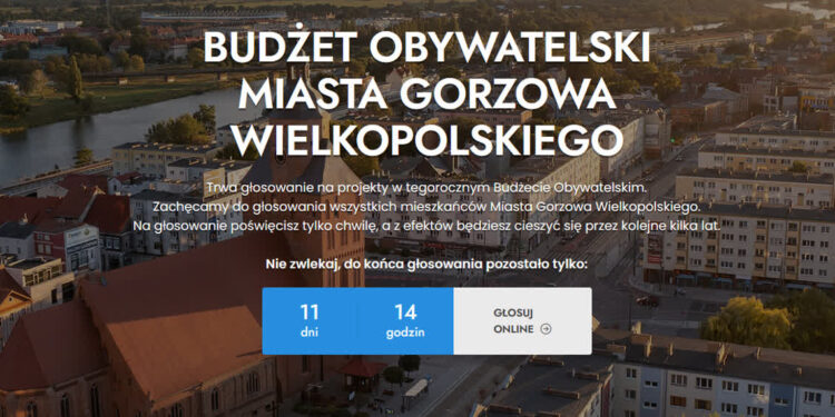 900 głosów w 3 dni. Trwa głosowanie na Budżet Obywatelski