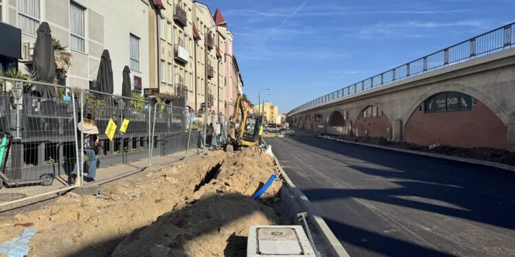 Prace na Spichrzowej znów idą pełną parą