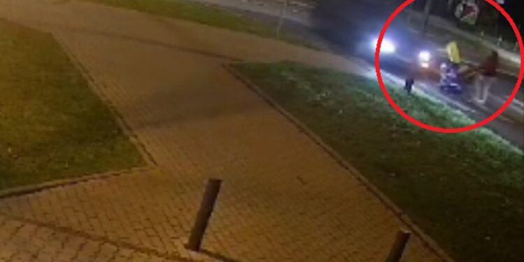 Zaparowane szyby i potrącenie rodziców z dzieckiem