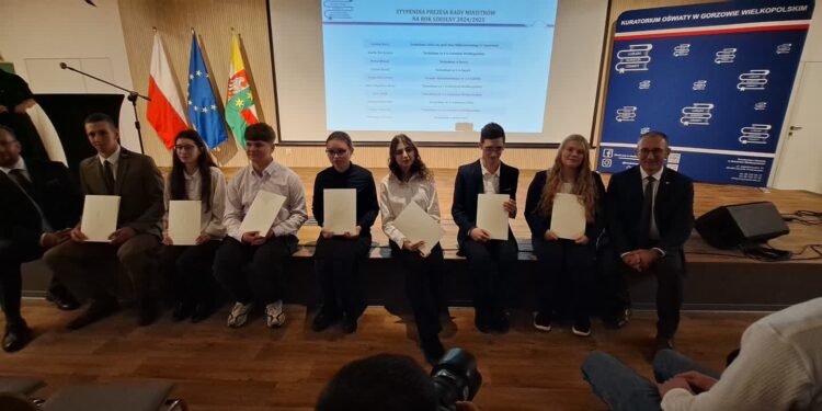 Najlepsi uczniowie z lubuskiego nagrodzeni