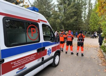 Harcerze-ratownicy dbają o nasze zdrowie na cmentarzu