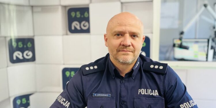 Grzegorz Jaroszewicz, rzecznik gorzowskiej policji