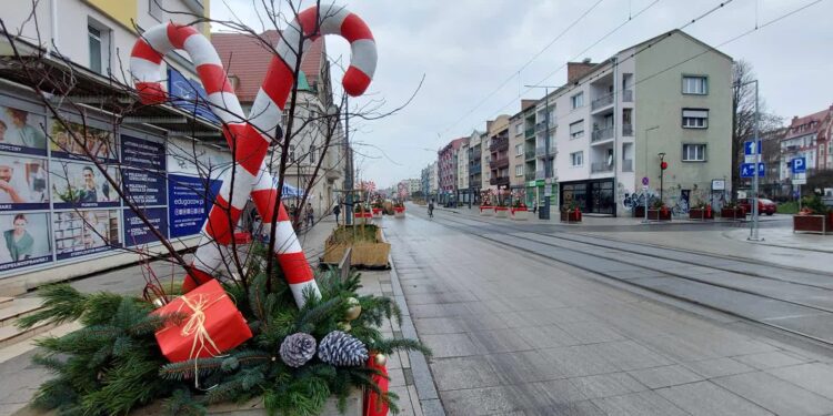W centrum czuć świąteczny klimat