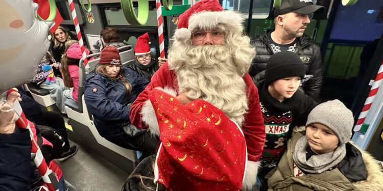 Mikołajkowy Tramwaj przejechał przez Gorzów!