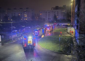 Nocne ćwiczenia służb na Górczynie